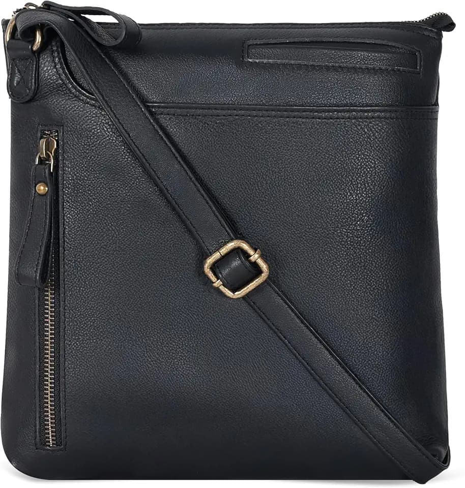 Genuine Leather Crossbody Bag For Women - Medium Cross Body Handbag Purse