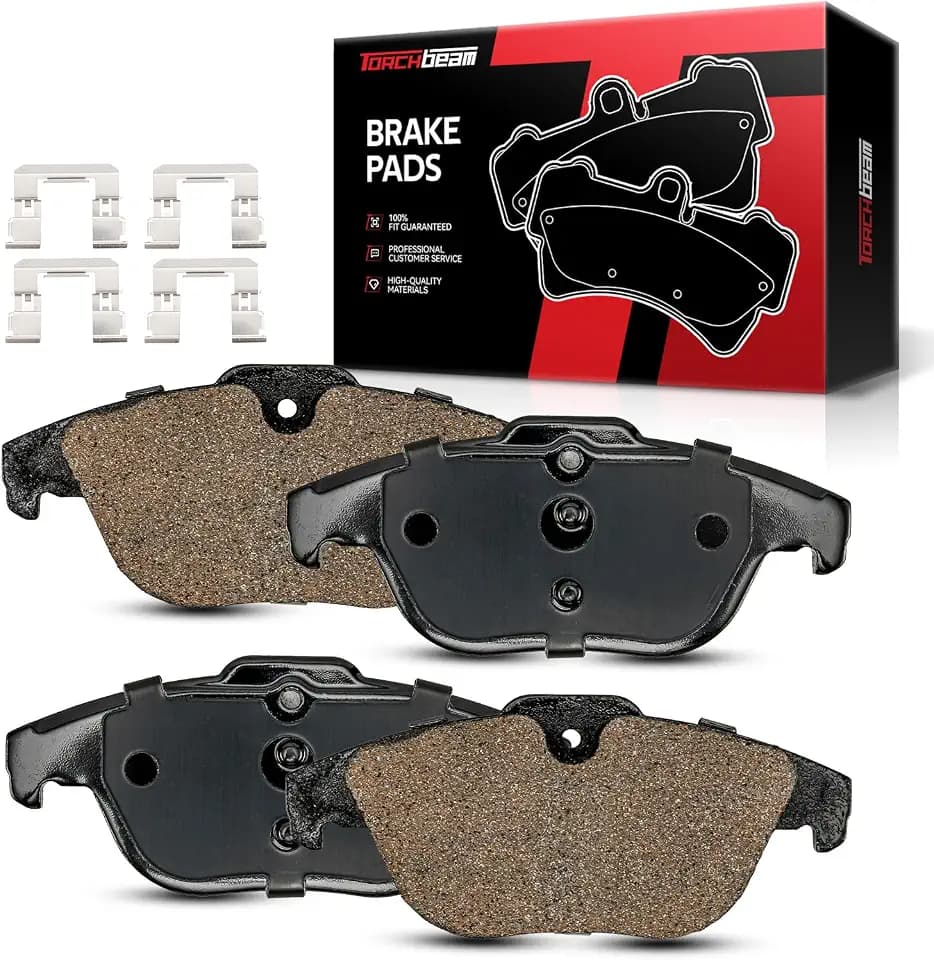 Torchbeam Rear Ceramic Disc Brake Pads Set Fit For 2010-2014 E350