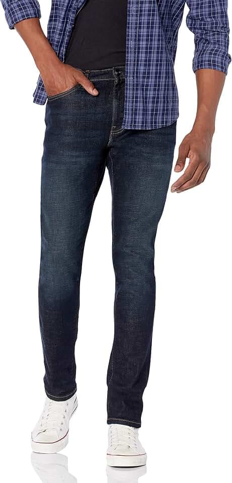Amazon Essentials Herren Stretchjeans, Skinny-Passform - Auslauffarben