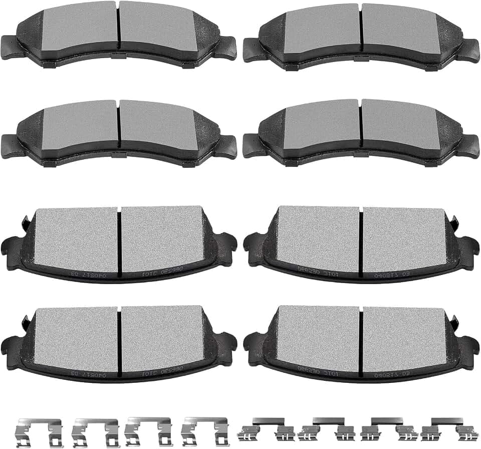Ceramic Brake Pads Kits,SCITOO 8pcs Brakes Pads Set Fit For Silverado 1500