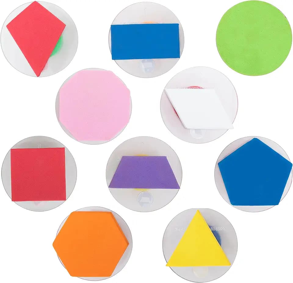 Ready 2 Learn Giant Stampers, Geometric Shapes, Set of 10