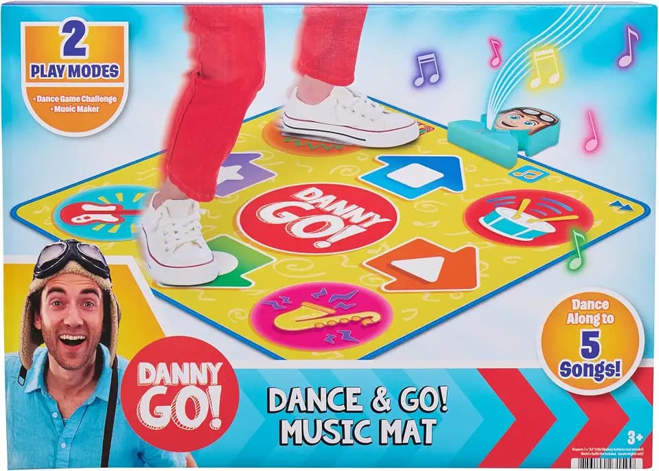 Danny Go! Dance & Go! Music Mat - Light-Up Mat for Movement & Music Play