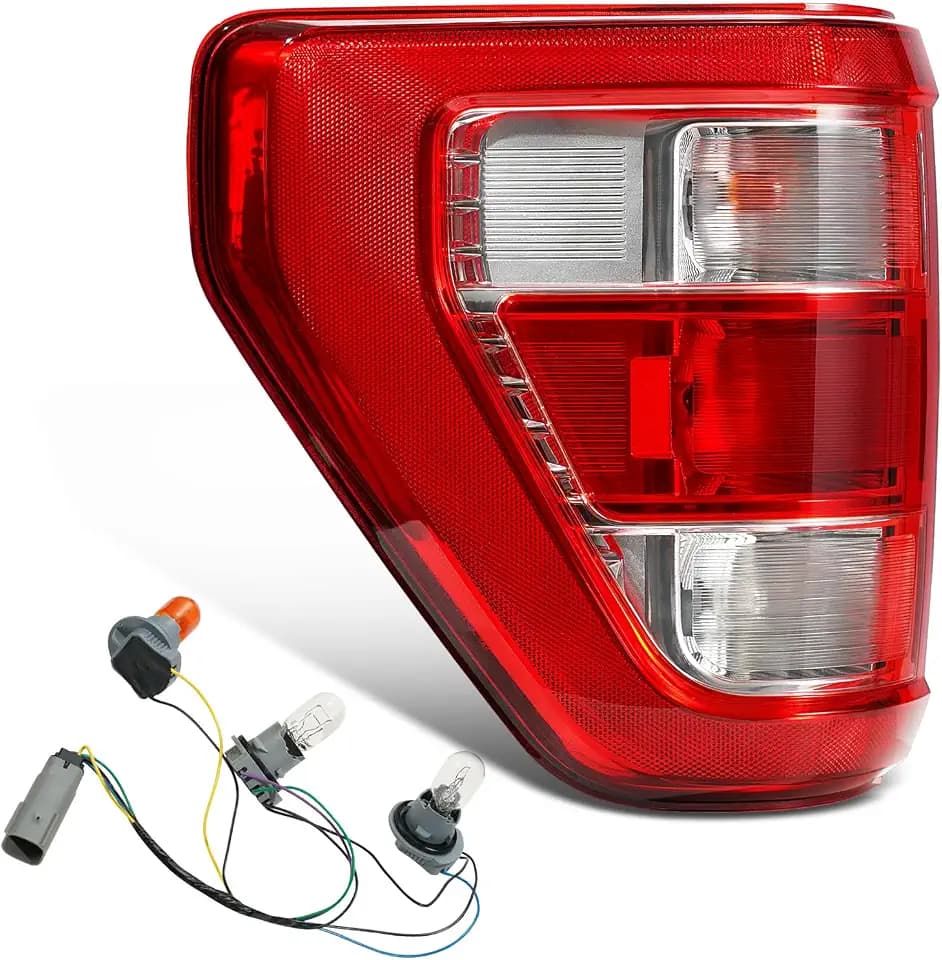 Halogen Tail Lights For 2021 2022 2023 Ford F150 XL XLT Left Driver