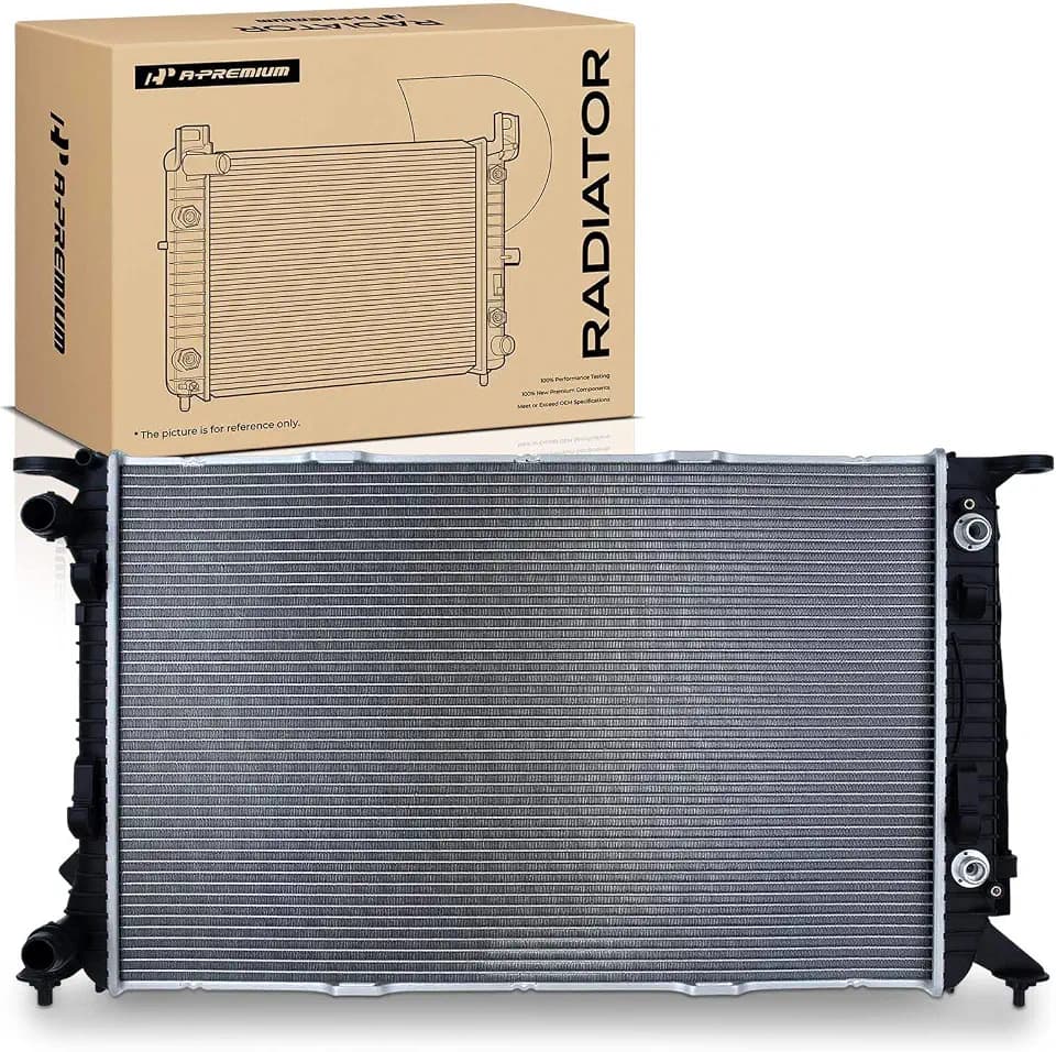 A-Premium Engine Coolant Radiator Assembly with Transmission Oil Cooler