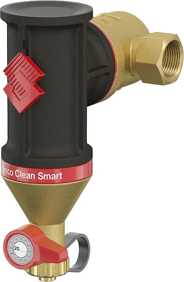 Flamco Clean Smart G 1 1/4" F Magnet Schlammabscheider aus Messing für Heizungs- und Kühlungsanlagen - 30024
