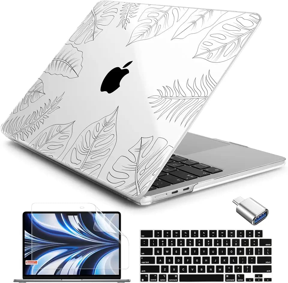 Batianda LumiArt Case for MacBook Air 13.6" M2-M5 Chip, Tropical Line