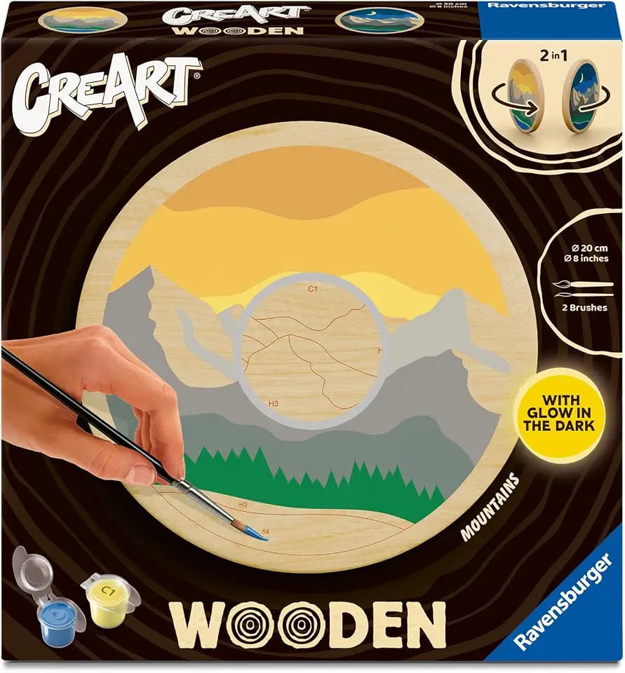 Ravensburger CreArt Mountains - Malen nach Zahlen für Erwachsene