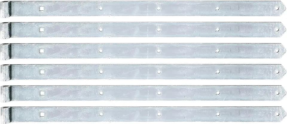 Alberts 845407 Ladenband | galvanisch verzinkt, Dickschichtschutz | Rolle Ø16 mm | Größe 800 x 45 mm | 6er Set