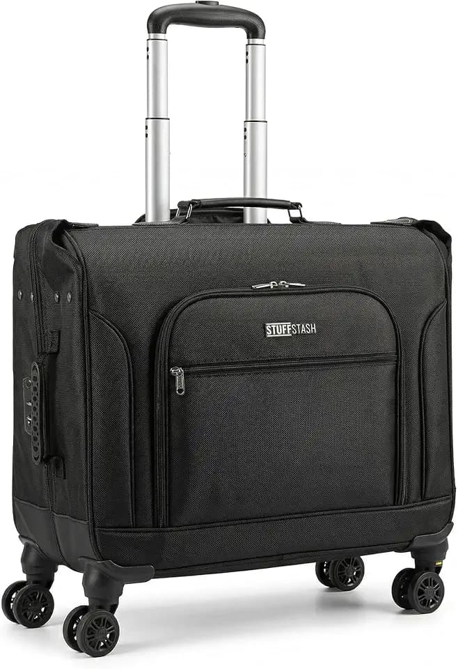 STUFFSTASH Rolling Garment Bag with Removable Wheels for Travel