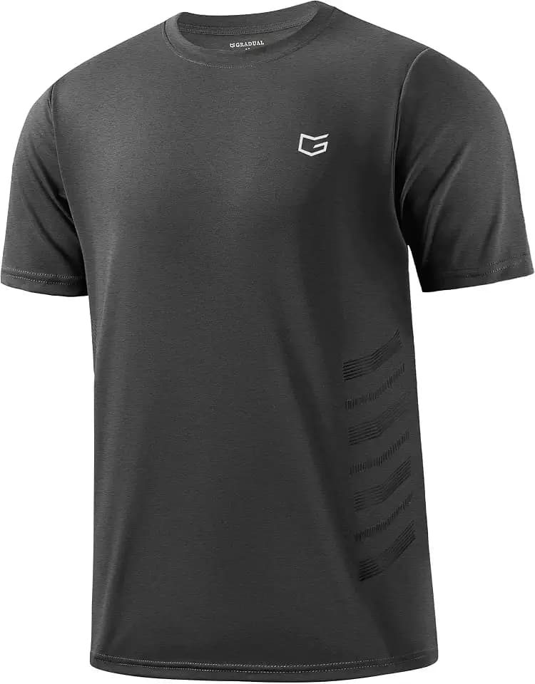 G Gradual Workout Shirts for Men Quick Dry Athletic Gym Running T-Shirt