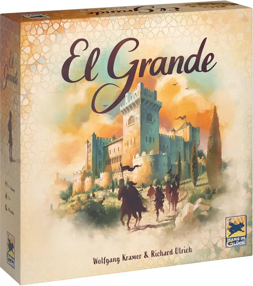 Hans im Glück El Grande Board Game - Engage in Medieval Intrigue in 15th Century Spain! Area Control Strategy Game for Kids & Adults, Ages 12+, 2-5 Players, 90 Min Playtime