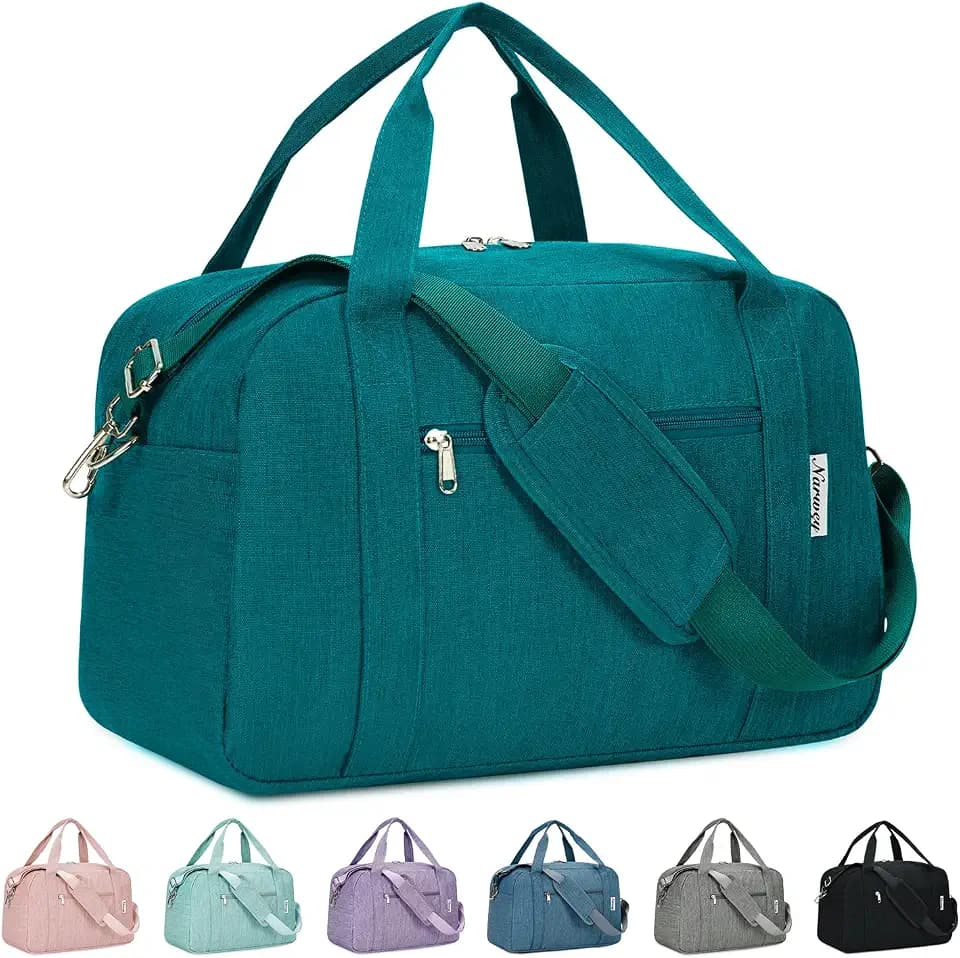 Narwey Carry on Duffle Bag Underseat for Airplane, Personal Item Travel Bag