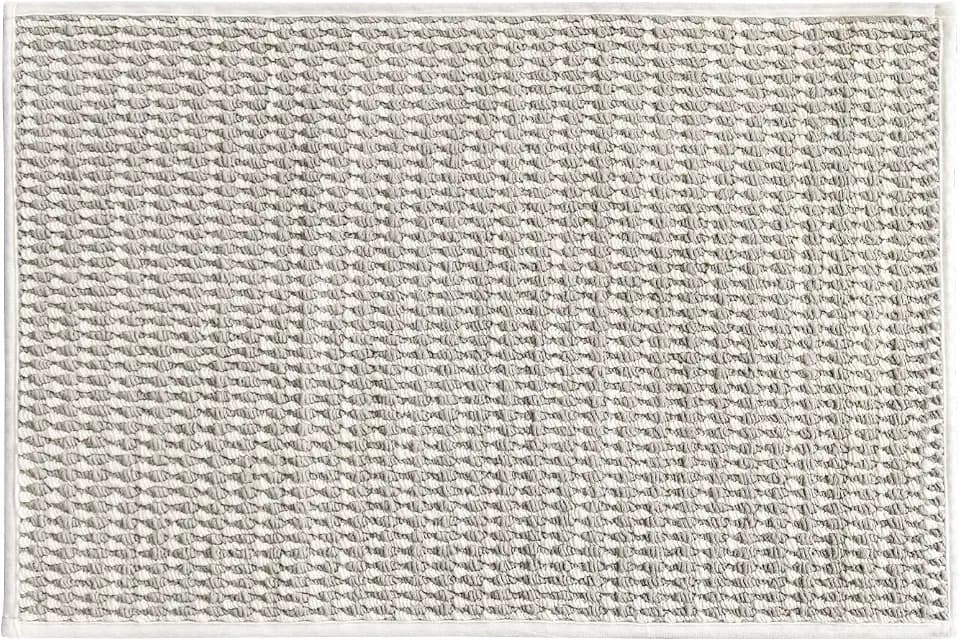 Artoid Mode Beige and Grey Machine Washable Non Slip Doormat,Soft Absorbent and Stain Resistant Kitchen Rugs for Sink Hallway Bathroom and Laundry 24x36 Inch