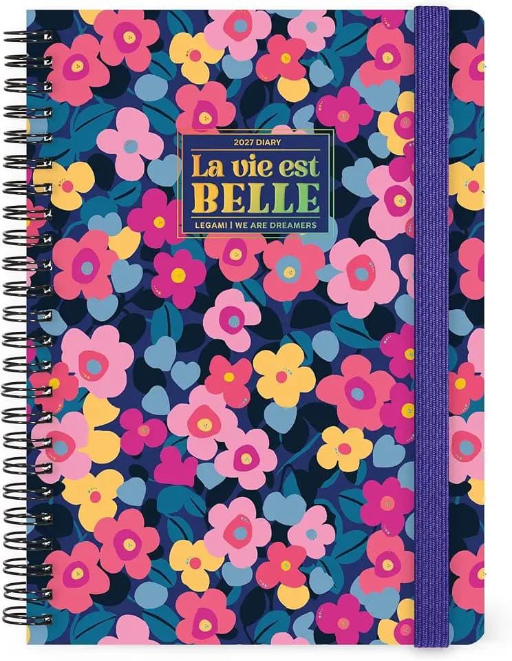 Legami – Wochenterminkalender, Large, 2027, 12 Monate, 15 x 21 cm