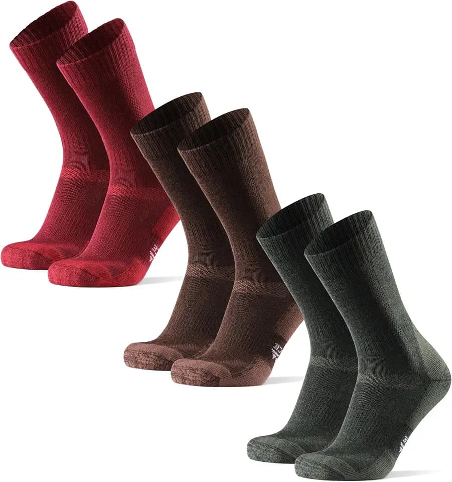 DANISH ENDURANCE Hiking Socks, Merino Wool Socks for Men & Women, Thermal