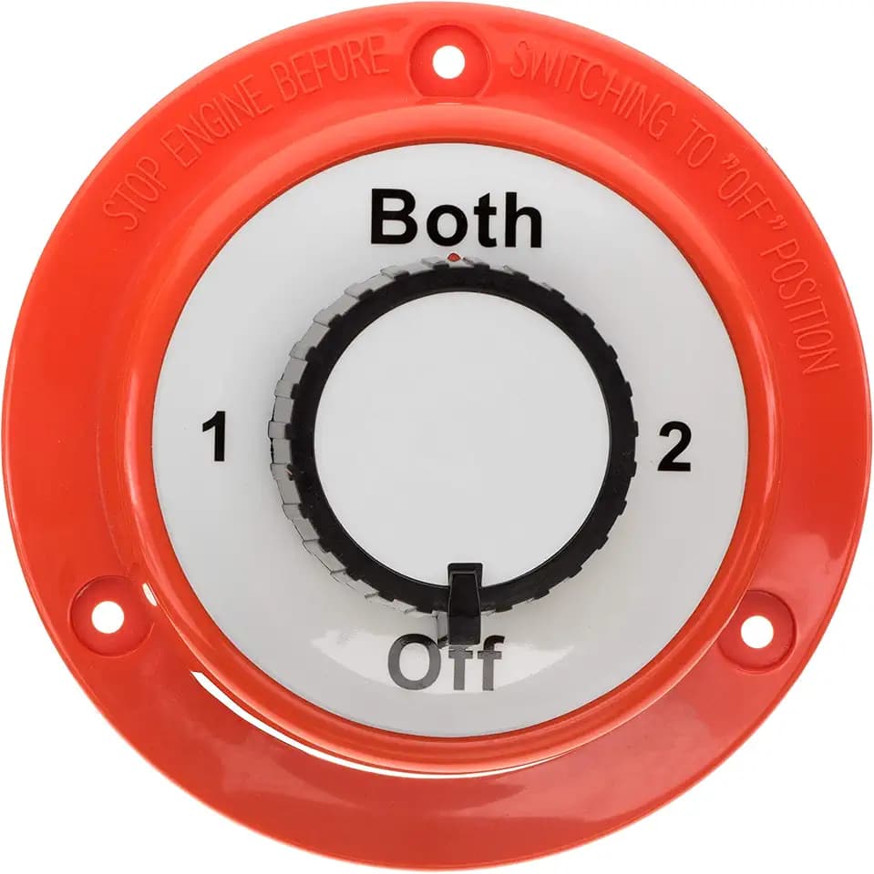 Attwood 14230-3 Single Pole 4-Way Selector Marine Battery Switch