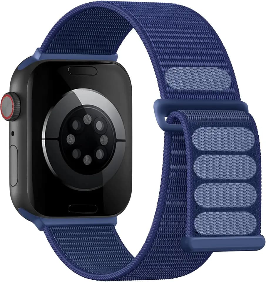 Lenrao Soft Nylon Sport Loop Compatible with Apple Watch Bands Women Men