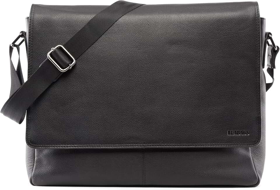 LEABAGS Oxford Laptoptasche Leder 15 Zoll Herren Damen Echtleder