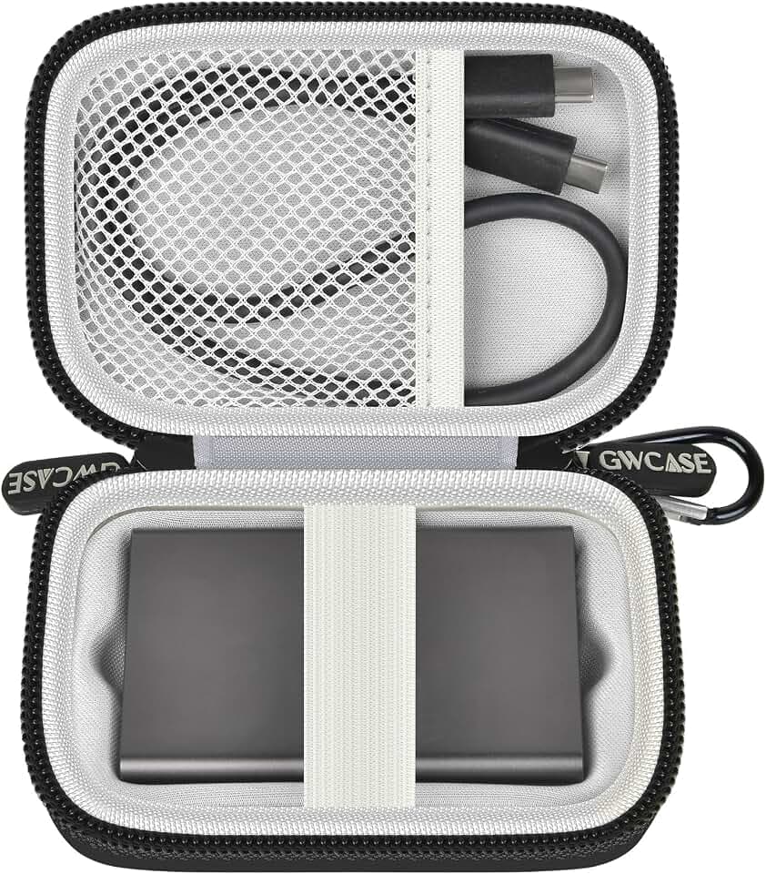 GWCASE Hard SSD Case for Samsung T7, T7 Touch, T7 Shield and T9, Case Only