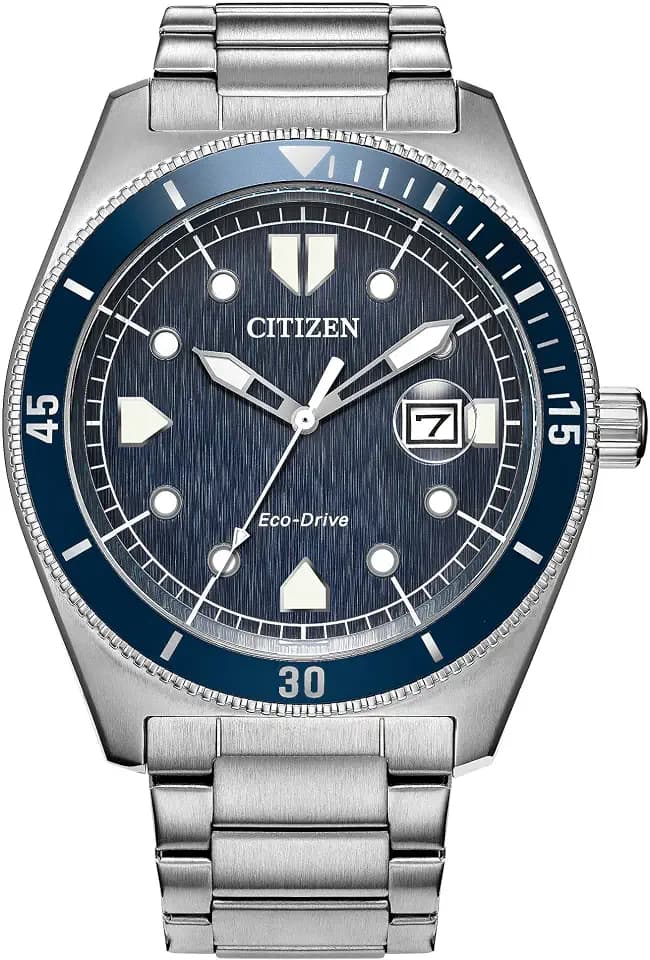 CITIZEN Men's Eco-Drive Terra Force 43mm Stainless Steel AW1886-59L