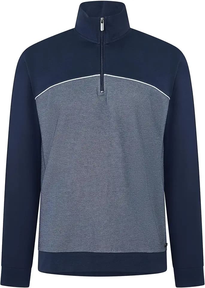 BOSS Herren Sweatjacke Longsleeve Sweatshirt Tracksuit 1/4 Jacket