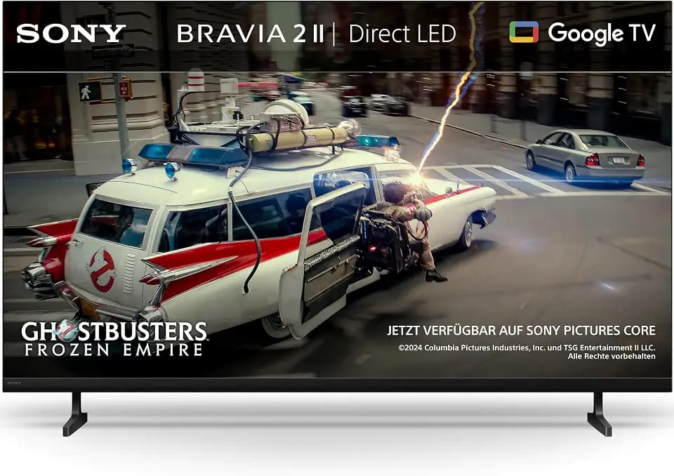 Sony BRAVIA 2 II 43 Zoll Fernseher, 4K Smart TV (Google TV), X1 Prozessor, 4K-Upscaling, Fernseher mit Dolby Atmos und DTS:X, PS5-Kompatibilität, 43S20M2, Modell 2026