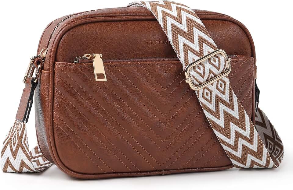 TANTOMI Small Crossbody Bags for Women Vegan Leather Travel Purse