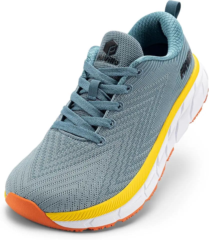 FitVille Extra Wide Toe Box Walking Running Shoes for Men - FlowCore