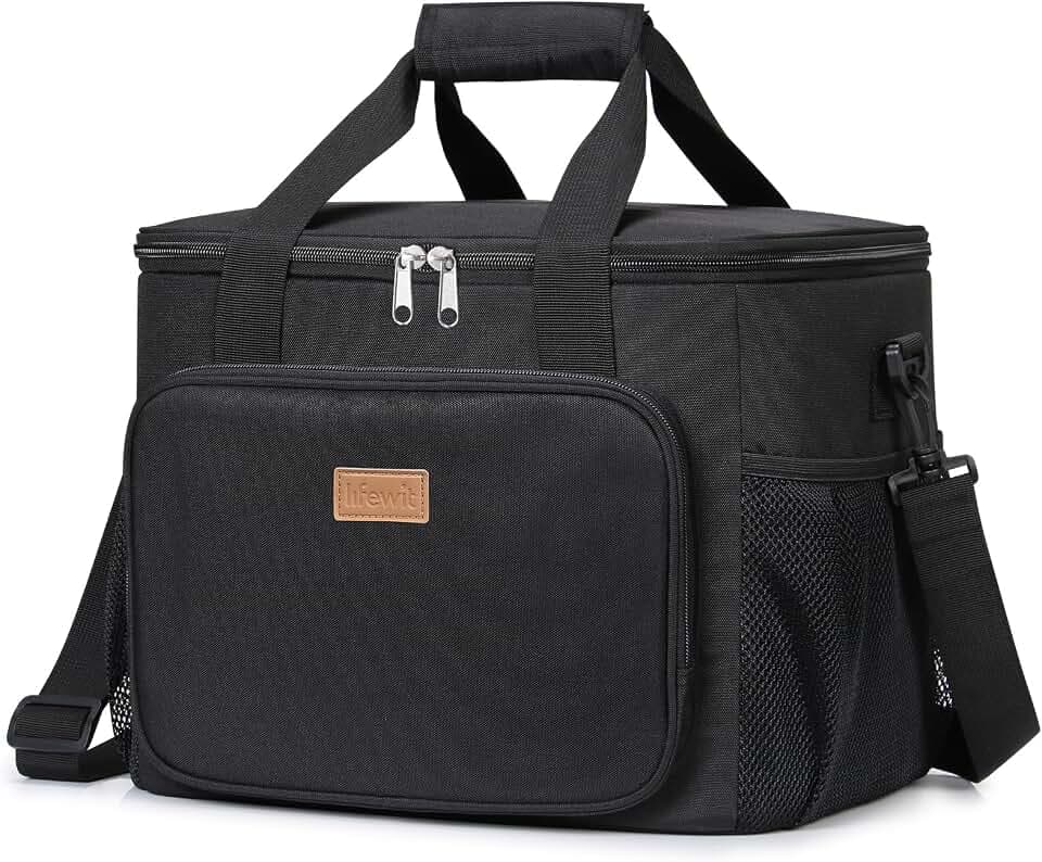 Lifewit Kühltasche klein, Isolierte Cooler Bag, Lunchtasche 24L 40 Dosen
