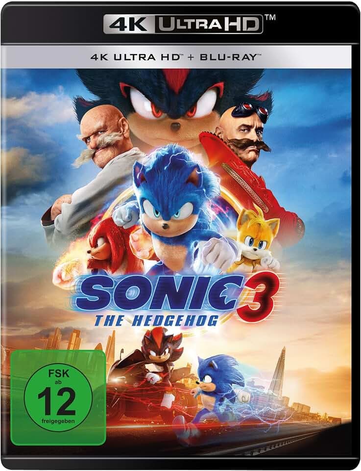Sonic The Hedgehog 3 [4K Ultra HD] + [Blu-ray]