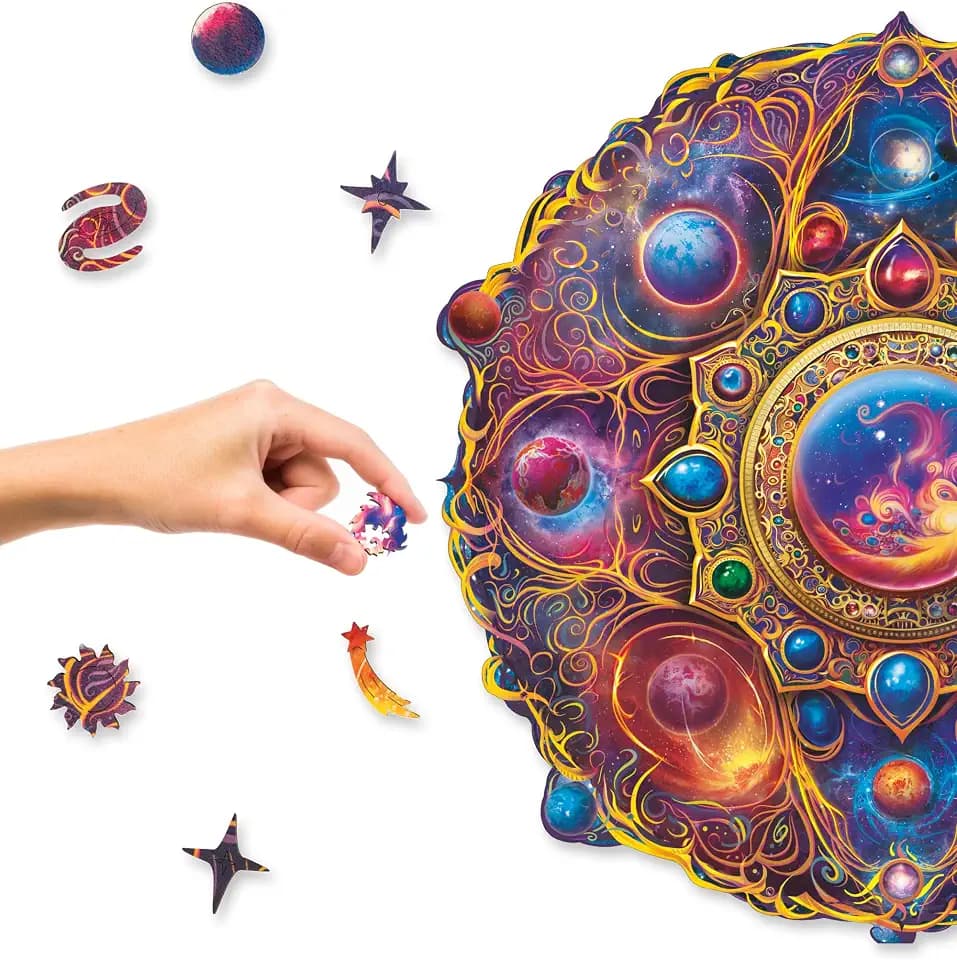 UNIDRAGON Wooden Puzzle for Adults - Space Dreams Jigsaw Puzzle - 700 pcs
