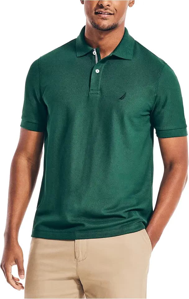 Nautica Men's Performance Pique Polo Shirt