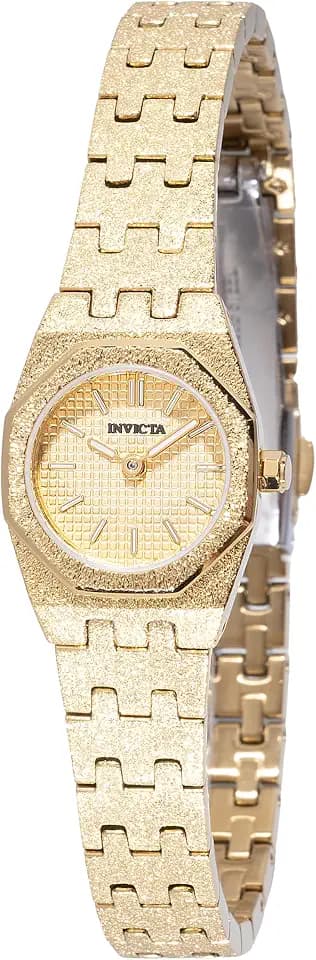 Invicta Mini Lady 19mm Stainless Steel Gold Gold dial VC00 Quartz