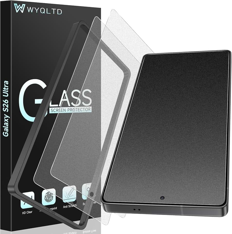 2 Pack for Samsung Galaxy S26 Ultra Matte Screen Protector Glass