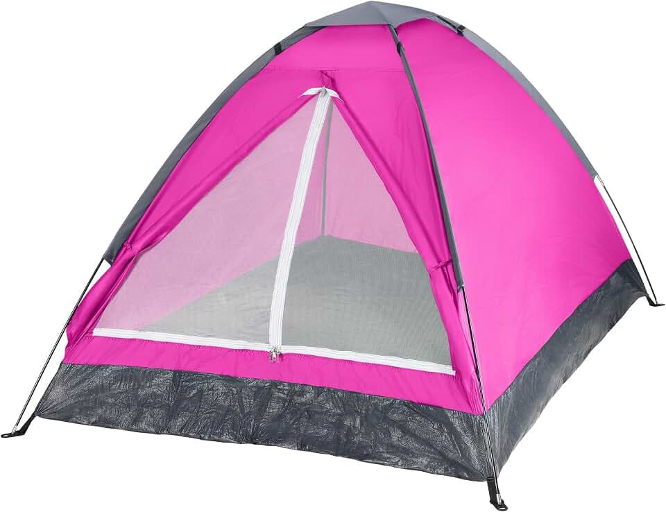 2-Person Dome Tent – Easy Set Up Shelter with Rain Fly and Carrying Bag for Camping