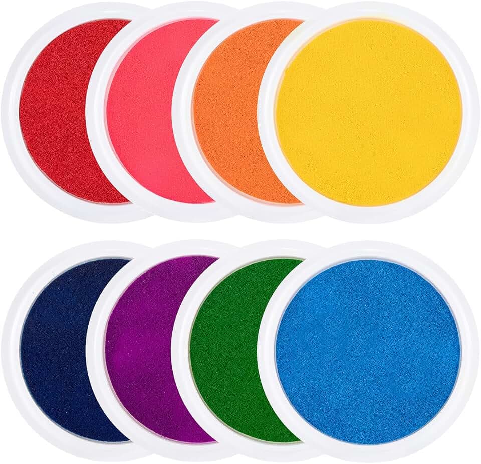 Biggun 7" Large Ink Pad for Kids Craft Scrapbook Supplies Finger Paint