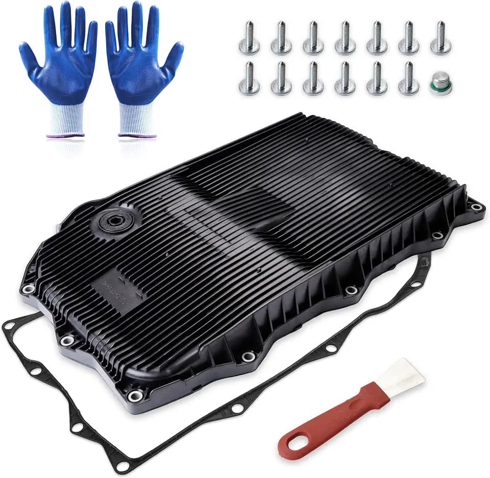 Oil Pan w/Drain Plug, Transmission Oil Pan for Ram 1500 2013-2021