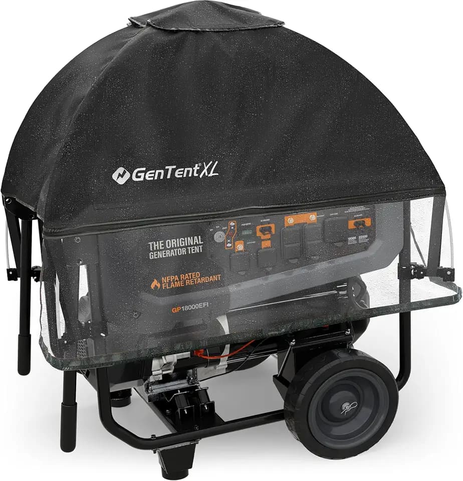GenTent XL Universal Open Frame Generator Tent, Black, XL - Standard