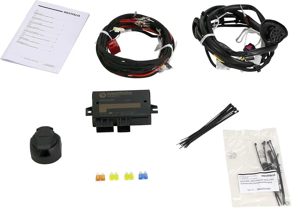 WESTFALIA 321765300113 Elektrosatz Anhängerkupplung E-Satz Anhängevorrichtung Kompatibel mit VW Touareg 7P5, 7P6, PORSCHE Cayenne 92A
