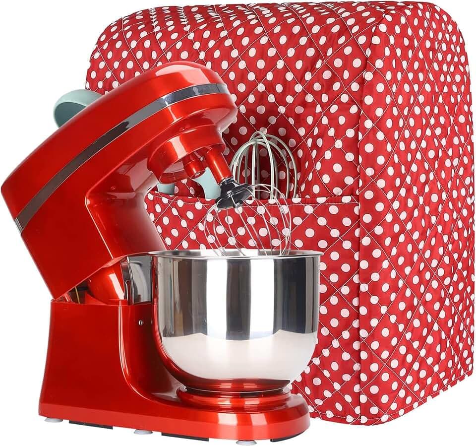 Kitchen Aid Mixer Cover,Stand Mixer Cover Compatible with 6-8 Quart Kitchenaid/Hamilton Mixers/Tilt Head Bowl Lift Models Stand Mixer,Pioneer Woman Kitchen Mixer Cover.Kitchen Aid Mixer Accessories