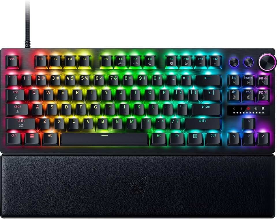 Razer Huntsman V3 Pro TKL 8KHz Esports Gaming Keyboard, Black