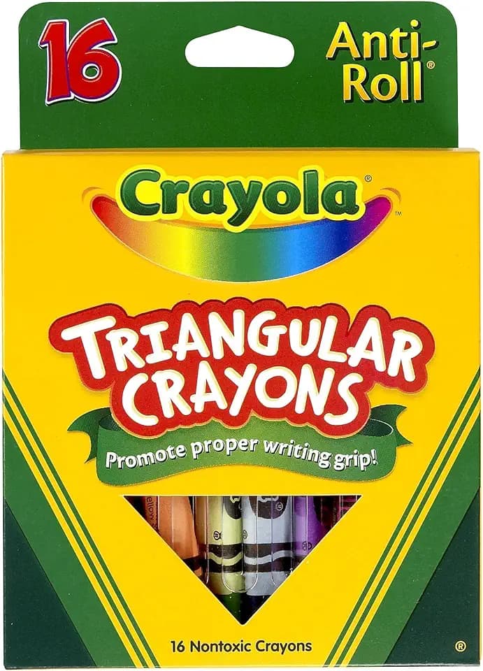 Triangular Anti-roll Crayons
