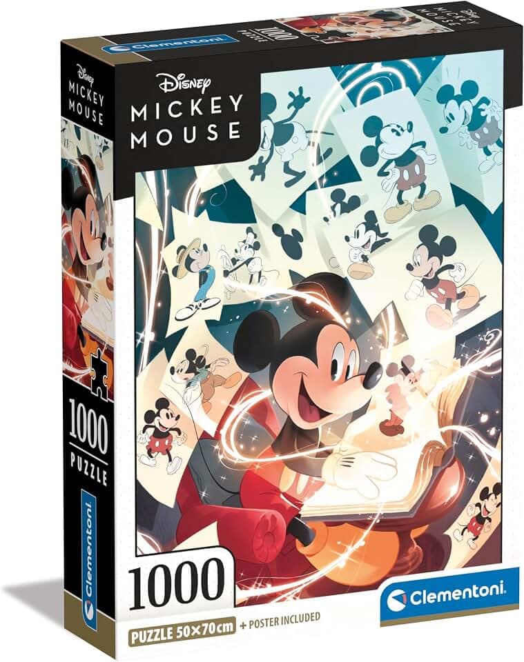 Clementoni Mickey Mouse Puzzle 1000 Teile Erwachsene
