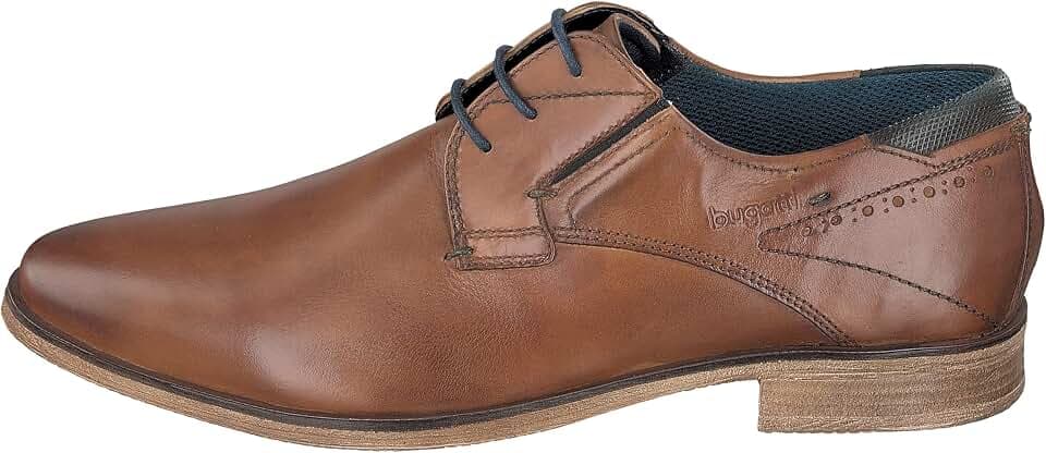 bugatti Herren Businessschuhe, Männer Business Schnürer, Wechselfußbett