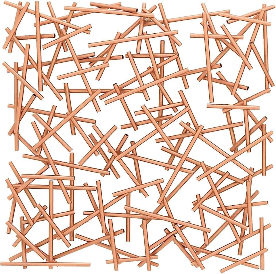 Deco 79 Antique Colonial Remarkable Metal Wall Decor, 20" L x 2" W x 20" H, Brown
