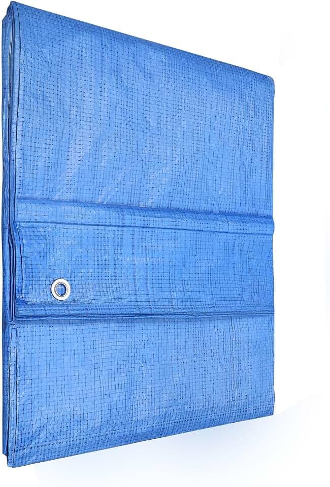KOTARBAU® Plane 60 g/m2, Abdeckplane wasserdicht 4x5 m, Blau