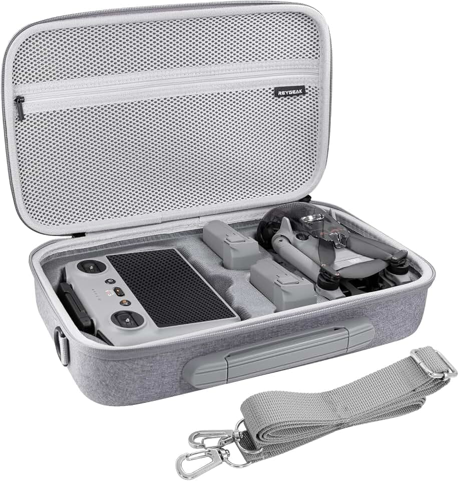 REYGEAK Mini 5 Pro RC Tasche, wasserdicht und verschleißfest, Tragbare Portable Travel Case Tragetasche für DJI Mini 5 Pro Zubehör mit DJI RC Controller und anderem Zubehör