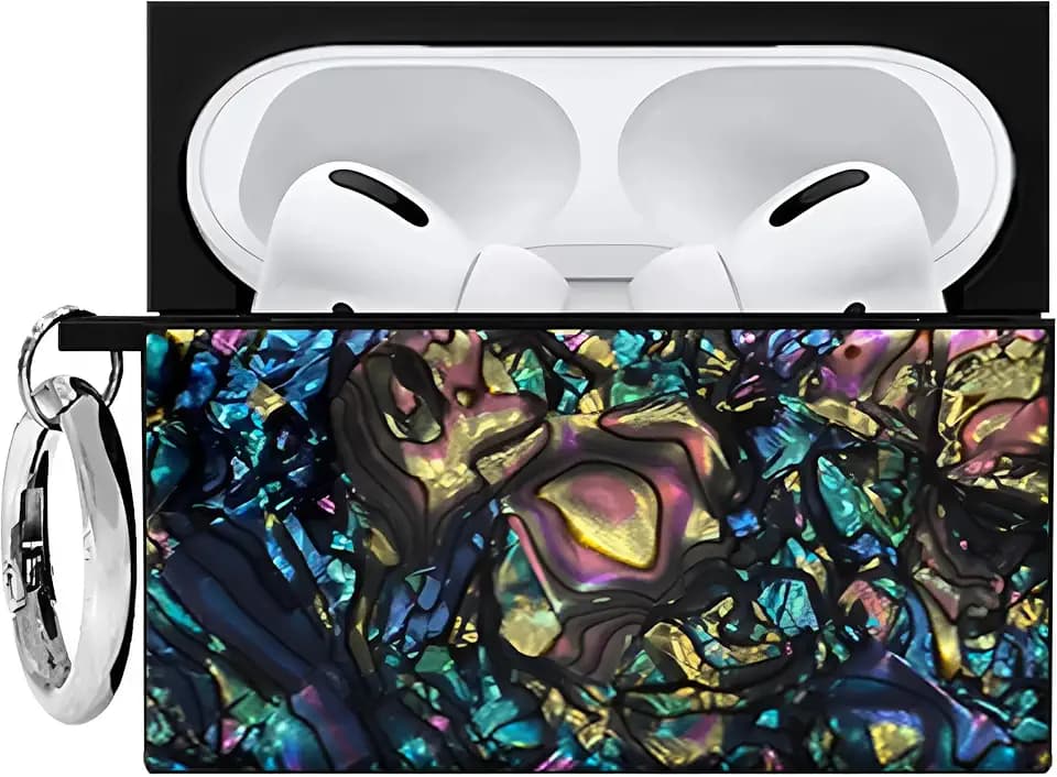 Flaunt Official Square AirPods Pro 2nd/1st Case - Abalone Shell