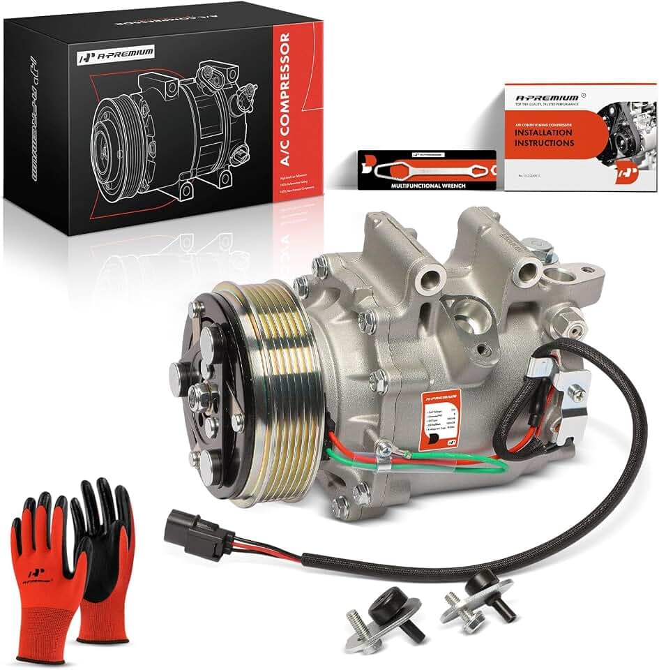 A-Premium Air Conditioner AC Compressor with Clutch