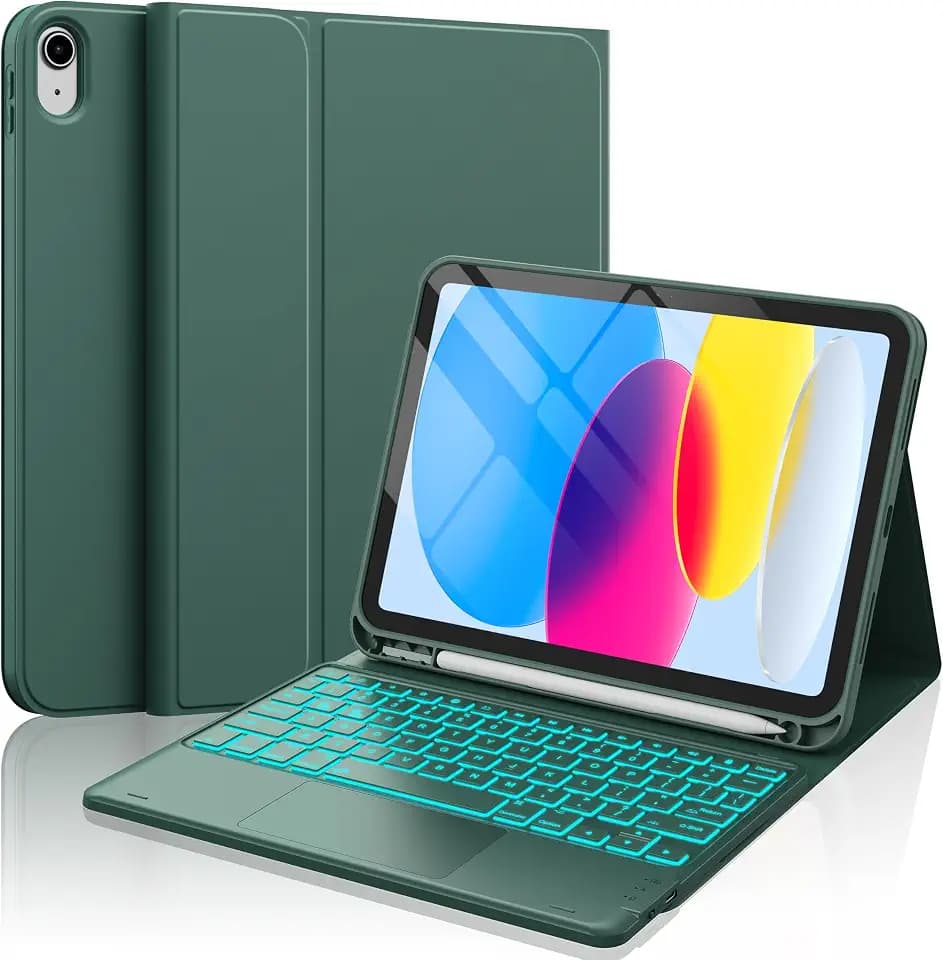 CHESONA Compatible for iPad 11th(A16)/10th Generation Case with Keyboard